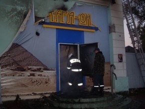В Керчи дотла сгорело питейное заведение 