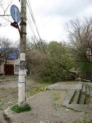 По Севастополю прошелся ураган 