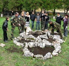 В Белогорском районе посадили «каменный сад»