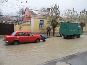 Улицы Феодосии затопило 
