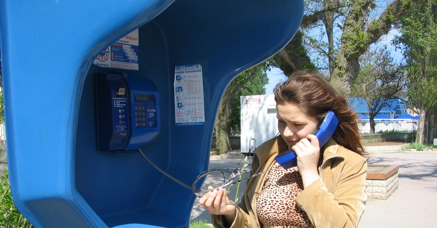 В Крыму мобилки постепенно вытесняют таксофоны