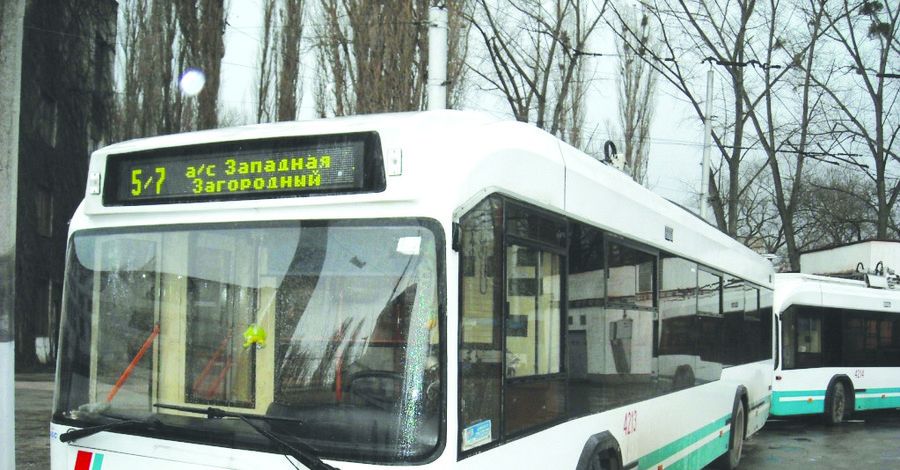 В Севастополе бастуют троллейбусники
