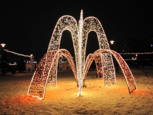 Симферополь встретит Первомай новогодними огнями