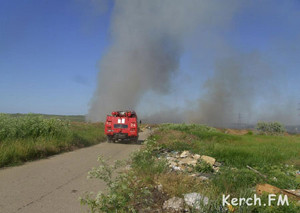 Пожары на городской свалке могут оставить Керчь без газа 