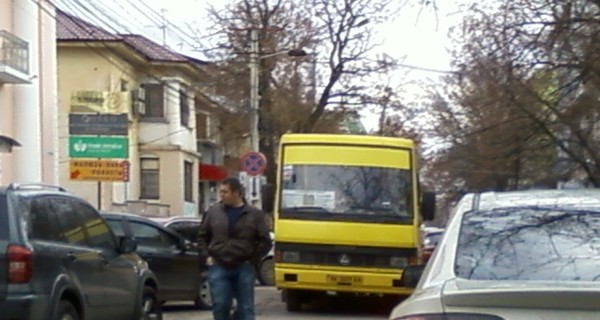 В Симферополе троллейбус парализовал движение в центре города 