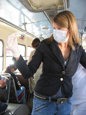 В крымском транспорте перевозят инфекции 