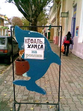 В Евпатории рыбу продают «на разлив» 