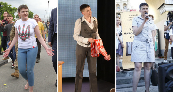 Имидж Савченко: как летчица сменила джинсы на платья 