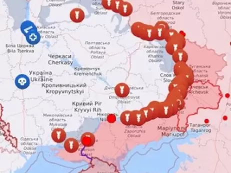 Карта боевых действий в Украине: 07.05.2024